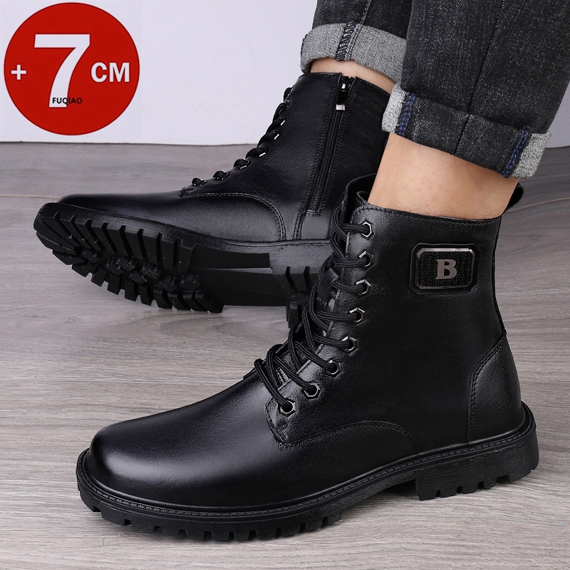 Men's Genuine Leather Elevator - огляд і ціна Men'S Shoes Increase Height