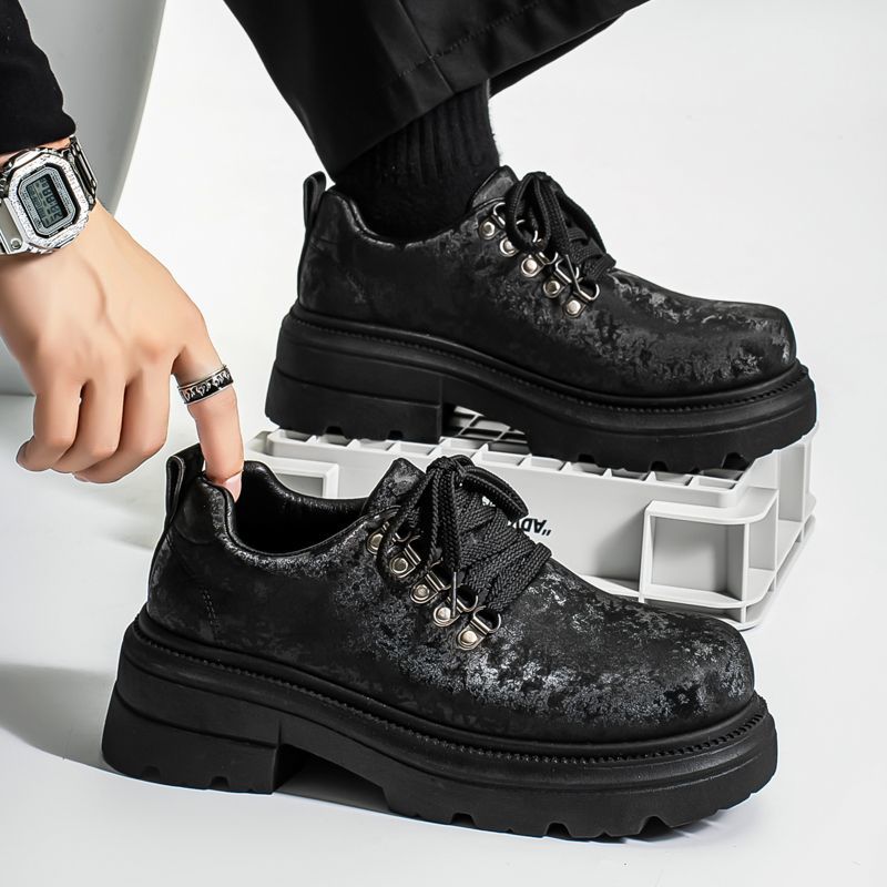 Winter Men Retro British Style - огляд і ціна Men'S Shoes Increase Height