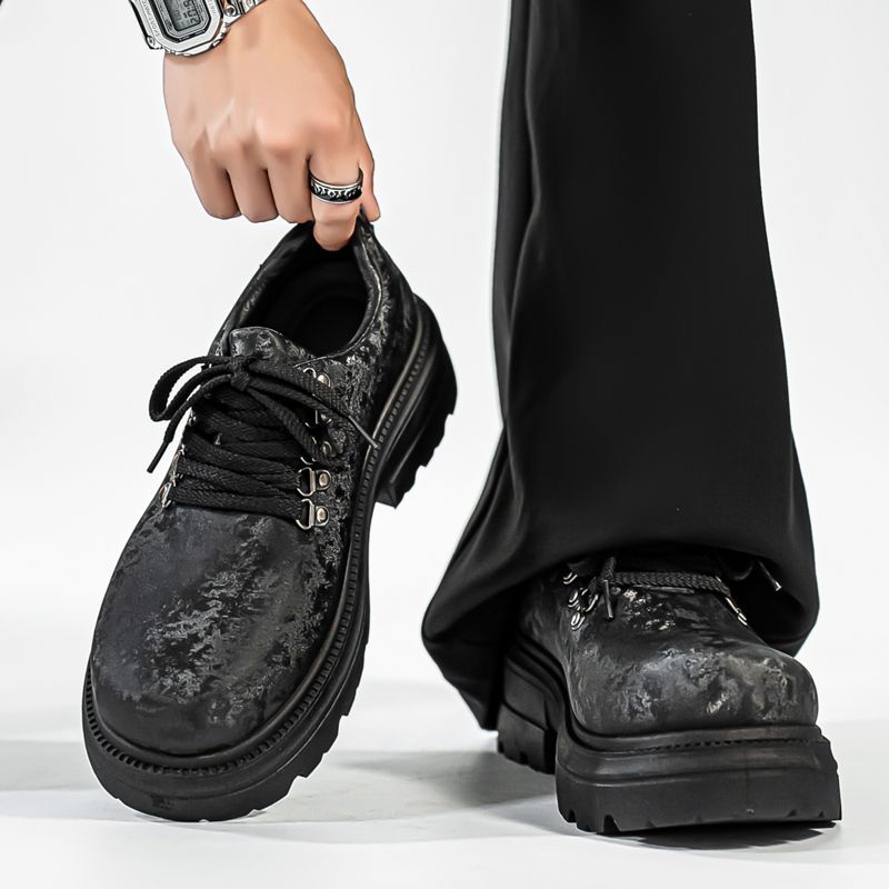 Winter Men Retro British Style - огляд і ціна Men'S Shoes Increase Height