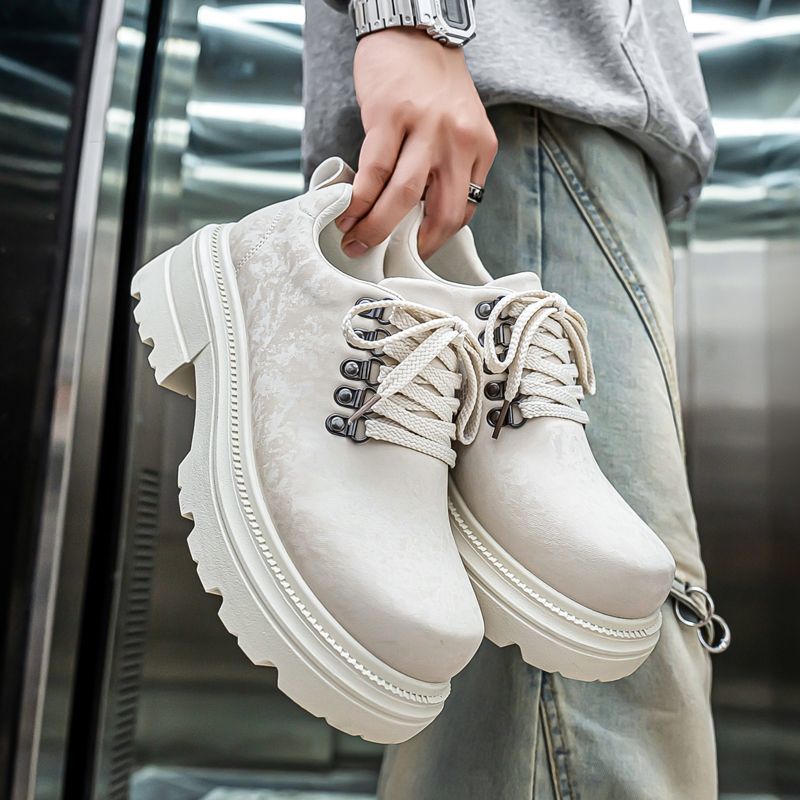 Winter Men Retro British Style - огляд і ціна Men'S Shoes Increase Height