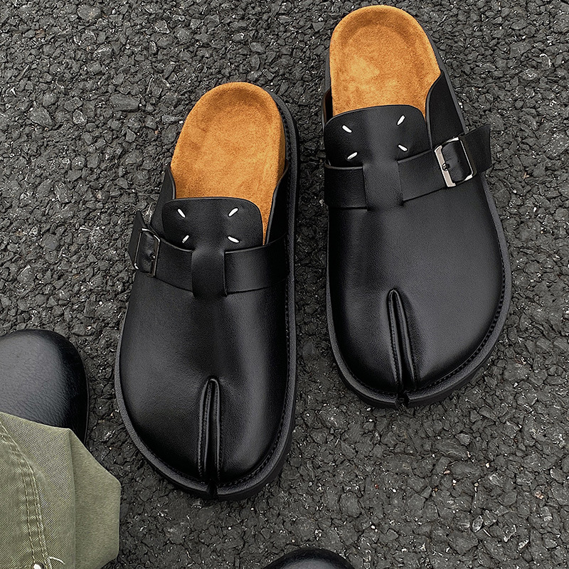 Men Split Toe Slippers Cow Lea - огляд і ціна Men'S Shoes Birkenstock