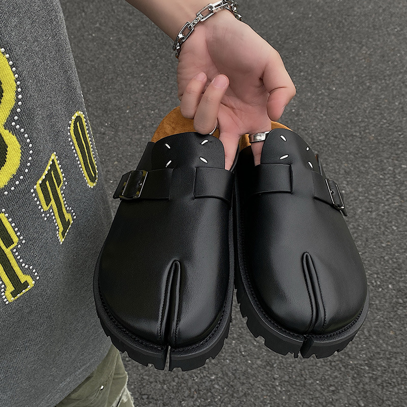 Men Split Toe Slippers Cow Lea - огляд і ціна Men'S Shoes Birkenstock