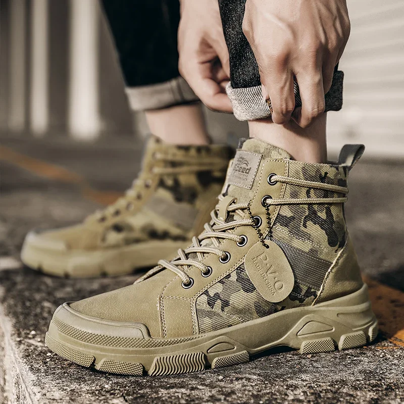 High-Top Boots for Men Autumn  - огляд і ціна Men'S Shoes Dockers