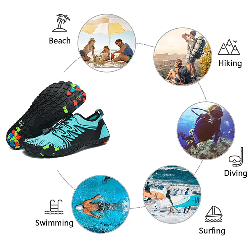 Unisex Water Shoes Quick-Dry A - огляд і ціна Men'S Shoes Vibram