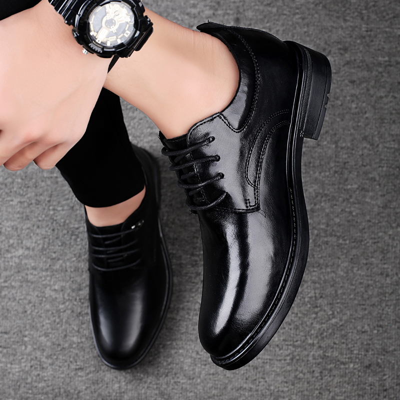Leather Casual Elevator Shoes  - огляд і ціна Men'S Shoes Increase Height